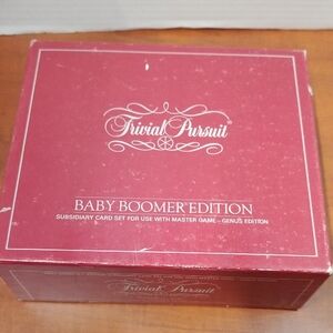 Vintage Trivial Pursuit Baby Boomers Edition Game 1983